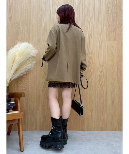 EVRIS（エヴリス）の「レースコンビミニスカート【セットアップ着用可能】（スカート・レディース・ブラック/ブラウン/その他1・SMALL/MEDIUM）」の19枚目の写真