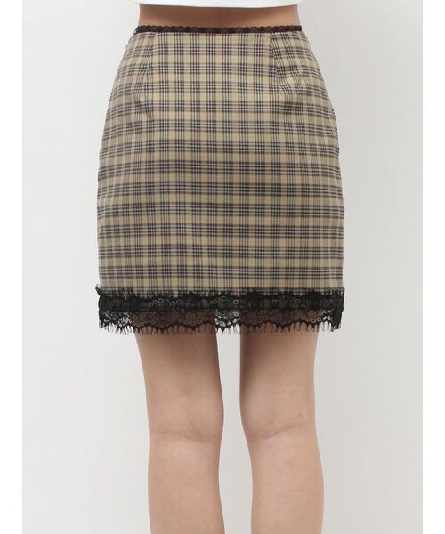 EVRIS（エヴリス）の「レースコンビミニスカート【セットアップ着用可能】（スカート・レディース・ブラック/ブラウン/その他1・SMALL/MEDIUM）」の22枚目の写真