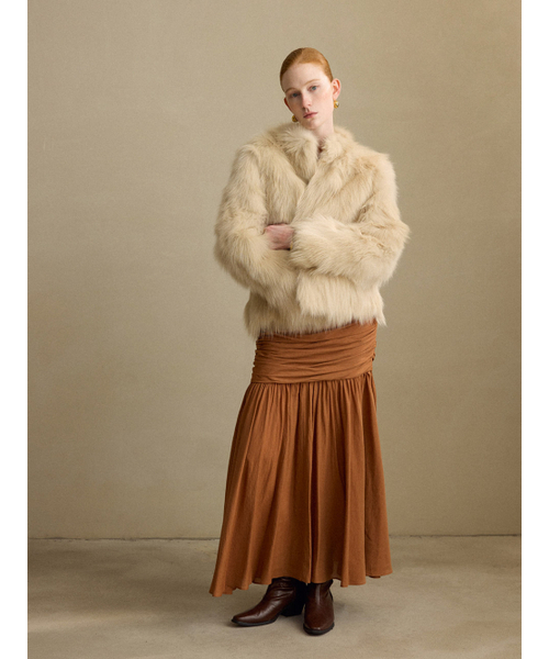 SINCETHEN(シンスゼン)の「Winter fox fur jacket(ムートンコート・レディース・その他・FREE)」の3枚目の写真
