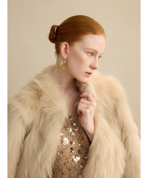 SINCETHEN(シンスゼン)の「Winter fox fur jacket(ムートンコート・レディース・その他・FREE)」の8枚目の写真