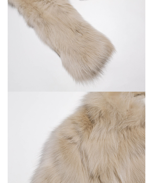 SINCETHEN(シンスゼン)の「Winter fox fur jacket(ムートンコート・レディース・その他・FREE)」の18枚目の写真