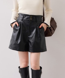 VIS | レザーショートパンツ(その他パンツ)