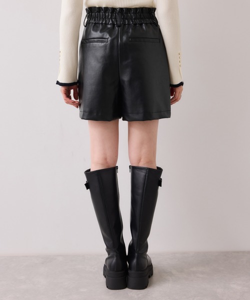 VIS（ビス）の「レザーショートパンツ（その他パンツ・レディース・ブラック/キャメル・FREE）」の21枚目の写真