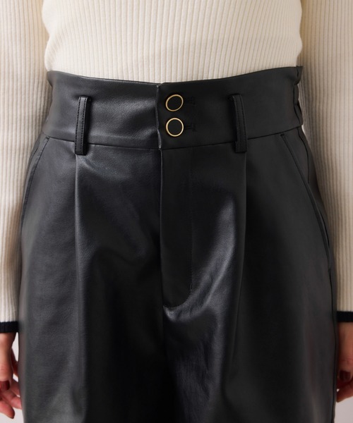 VIS（ビス）の「レザーショートパンツ（その他パンツ・レディース・ブラック/キャメル・FREE）」の22枚目の写真