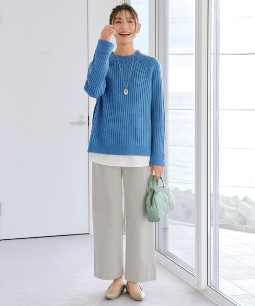 Tiaclasse（ティアクラッセ）の「コーデュロイパンツ（その他パンツ・レディース・ブラック/ライトグレー・M/L/S）」の4枚目の写真