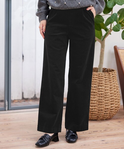 Tiaclasse（ティアクラッセ）の「コーデュロイパンツ（その他パンツ・レディース・ブラック/ライトグレー・M/L/S）」の10枚目の写真