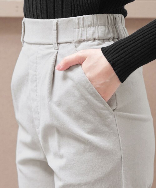 Tiaclasse（ティアクラッセ）の「コーデュロイパンツ（その他パンツ・レディース・ブラック/ライトグレー・M/L/S）」の20枚目の写真