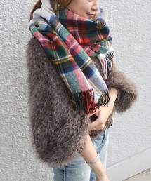 SHIPS | 《一部追加予約》JOHN SCOTT:チェックストール◆(ストール/ショール)