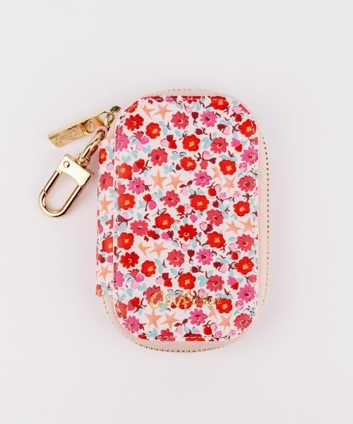 Cath Kidston（キャスキッドソン）の「カウレザーキーケース（キーケース/キーアクセサリー・レディース・サックスブルー/アイボリー/ピンク・FREE）」の3枚目の写真