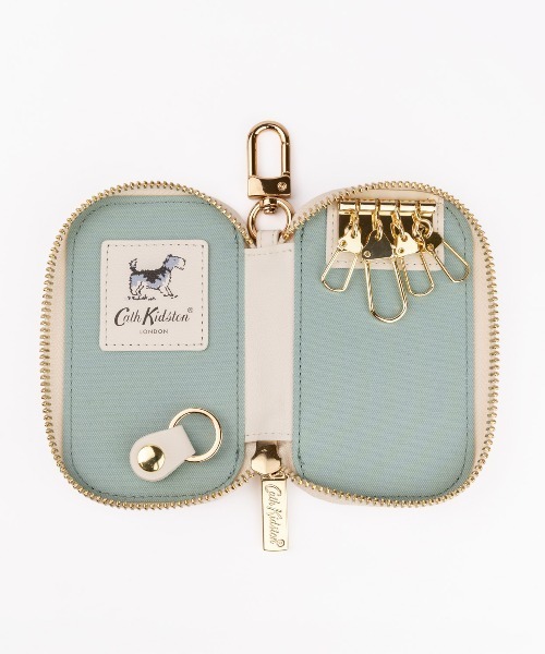 Cath Kidston（キャスキッドソン）の「カウレザーキーケース（キーケース/キーアクセサリー・レディース・サックスブルー/アイボリー/ピンク・FREE）」の7枚目の写真