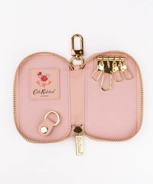 Cath Kidston（キャスキッドソン）の「カウレザーキーケース（キーケース/キーアクセサリー・レディース・サックスブルー/アイボリー/ピンク・FREE）」の11枚目の写真