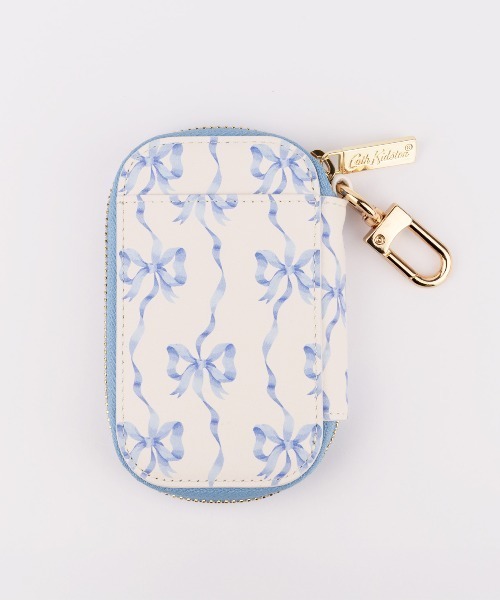 Cath Kidston（キャスキッドソン）の「カウレザーキーケース（キーケース/キーアクセサリー・レディース・サックスブルー/アイボリー/ピンク・FREE）」の8枚目の写真
