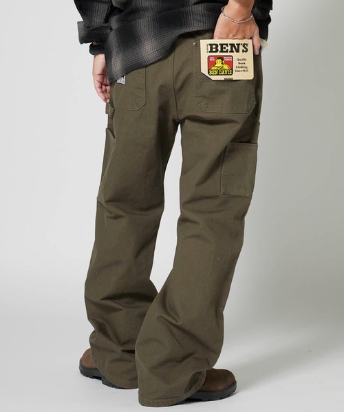 BEN DAVIS（ベンデイビス）の「BEN DAVIS/ベンデイビス DBL KNEE CARPENTER PANTS ダブルニー カーペンターパンツ（チノパンツ・メンズ・ブラック/オリーブ・36/34/32/30）」の20枚目の写真