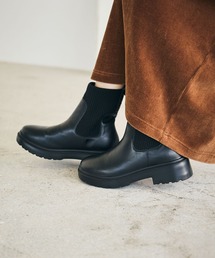 studio CLIP | 【消臭・抗菌防臭・軽量】厚底ニットブーツ(ブーツ)