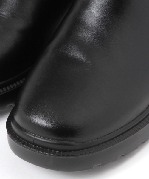 studio CLIP(スタディオクリップ)の「【消臭・抗菌防臭・軽量】厚底ニットブーツ(ブーツ・レディース・ブラック/アイボリー・LARGE/MEDIUM)」の8枚目の写真