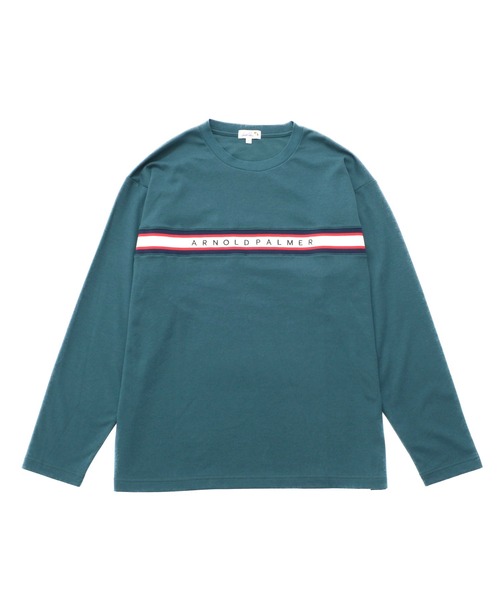Arnold Palmer（アーノルドパーマー）の「シェア パネルリブライン ロングスリーブ Tシャツ（Tシャツ/カットソー・レディース・ブラック/ホワイト/グリーン・XS/S/M/L/LL）」の5枚目の写真