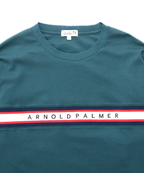 Arnold Palmer（アーノルドパーマー）の「シェア パネルリブライン ロングスリーブ Tシャツ（Tシャツ/カットソー・レディース・ブラック/ホワイト/グリーン・XS/S/M/L/LL）」の7枚目の写真