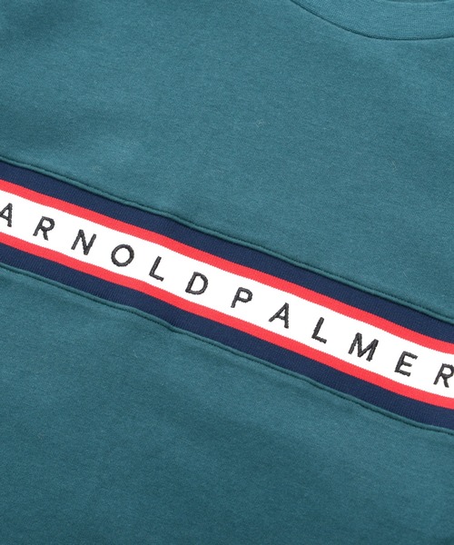 Arnold Palmer（アーノルドパーマー）の「シェア パネルリブライン ロングスリーブ Tシャツ（Tシャツ/カットソー・レディース・ブラック/ホワイト/グリーン・XS/S/M/L/LL）」の8枚目の写真