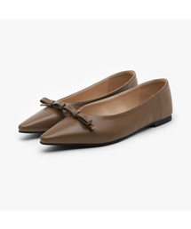 SAPPUN（サプン）の「Purellin Ribbon Flats (1cm)（バレエシューズ）」