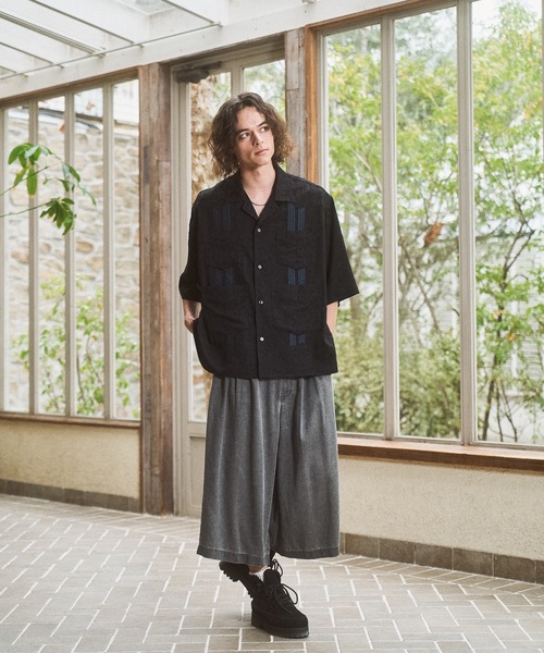 CASPER JOHN(キャスパージョン)の「Lyocell 100 baggy short pants/リヨセル100バギーショートパンツ(その他パンツ・メンズ・グレー/ブラック・X-SMALL/LARGE/MEDIUM/SMALL)」の11枚目の写真