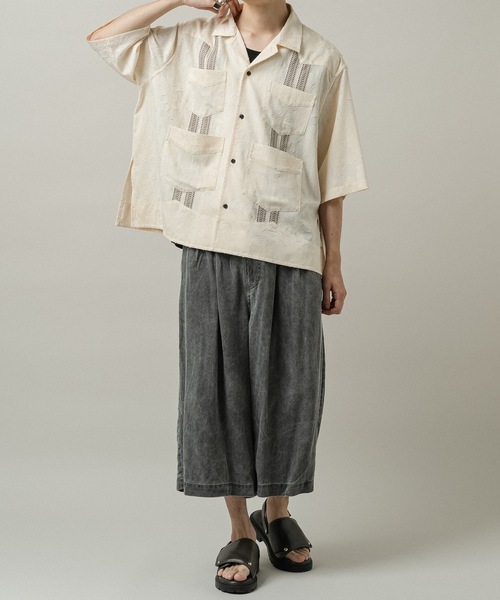 CASPER JOHN(キャスパージョン)の「Lyocell 100 baggy short pants/リヨセル100バギーショートパンツ(その他パンツ・メンズ・グレー/ブラック・X-SMALL/LARGE/MEDIUM/SMALL)」の22枚目の写真