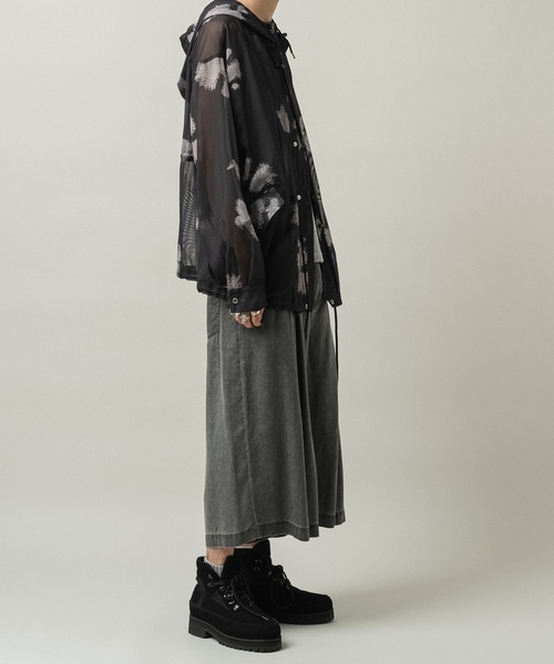 CASPER JOHN(キャスパージョン)の「Lyocell 100 baggy short pants/リヨセル100バギーショートパンツ(その他パンツ・メンズ・グレー/ブラック・X-SMALL/LARGE/MEDIUM/SMALL)」の16枚目の写真