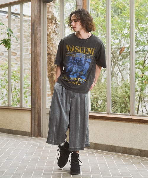CASPER JOHN(キャスパージョン)の「Lyocell 100 baggy short pants/リヨセル100バギーショートパンツ(その他パンツ・メンズ・グレー/ブラック・X-SMALL/LARGE/MEDIUM/SMALL)」の9枚目の写真