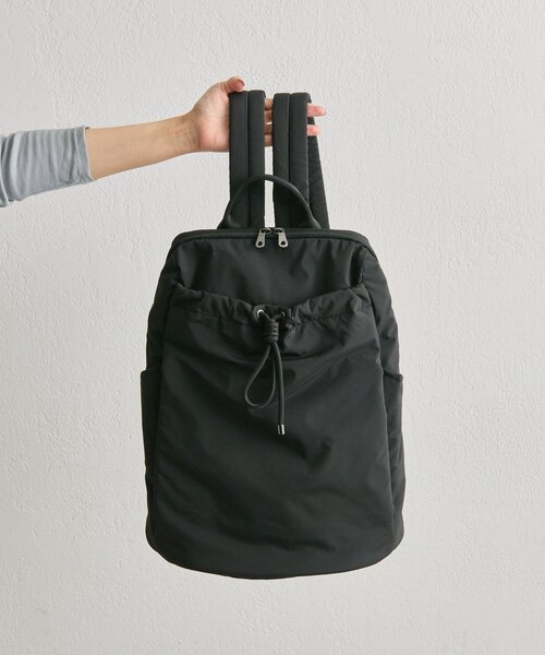 撥水/A4サイズ対応》ドロストリュック（バックパック/リュック）｜ear