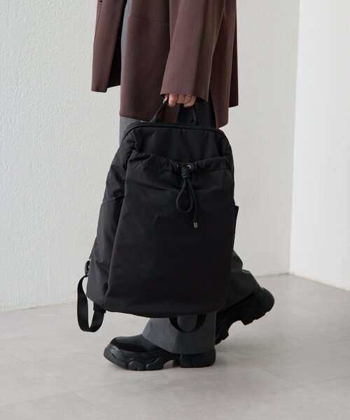 ear PAPILLONNER　撥水/A4サイズ対応ドロストリュック 撥水/A4サイズ対応》ドロストリュック（バックパック/リュック）｜ear