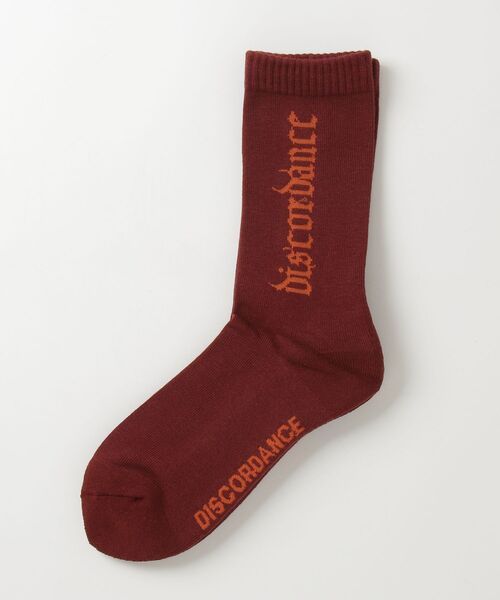 Children of the discordance（チルドレン オブ ザ ディスコ-ダンス）の「Children of the discordance / SOCKS DISCORDANCE / COTDAC-832（ソックス/靴下・メンズ・ホワイト/レッド/ブラック・ONESIZE）」の3枚目の写真