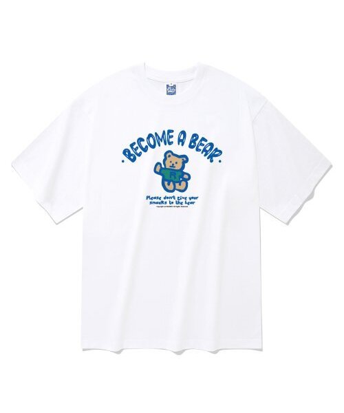 RADINEO(ラディネオ)の「ビカムベア 半袖Tシャツ ホワイト(Tシャツ/カットソー・メンズ・その他・LARGE/MEDIUM/SMALL/X-LARGE)」の1枚目の写真