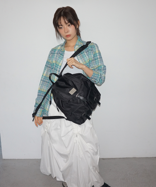 Salad bowls（サラダボール）の「SYMBOL NYLON BACKPACK [BLACK]（バックパック/リュック・レディース・ブラック・FREE）」の3枚目の写真