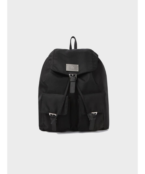 Salad bowls（サラダボール）の「SYMBOL NYLON BACKPACK [BLACK]（バックパック/リュック・レディース・ブラック・FREE）」の10枚目の写真
