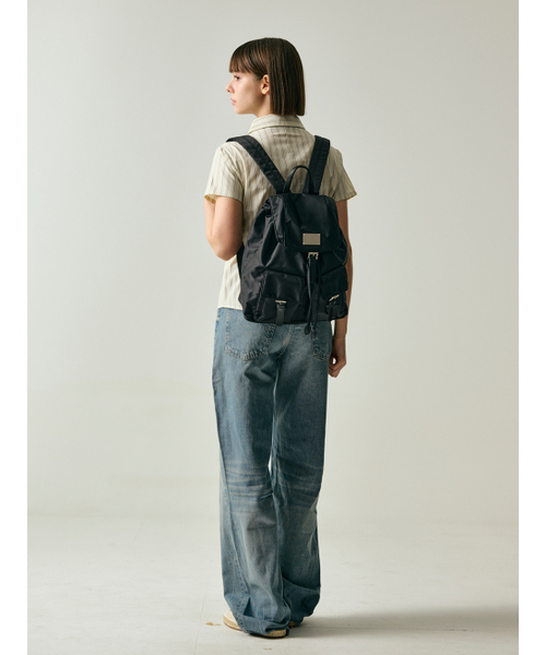 Salad bowls（サラダボール）の「SYMBOL NYLON BACKPACK [BLACK]（バックパック/リュック・レディース・ブラック・FREE）」の11枚目の写真