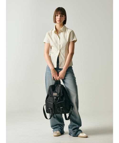 Salad bowls（サラダボール）の「SYMBOL NYLON BACKPACK [BLACK]（バックパック/リュック・レディース・ブラック・FREE）」の13枚目の写真