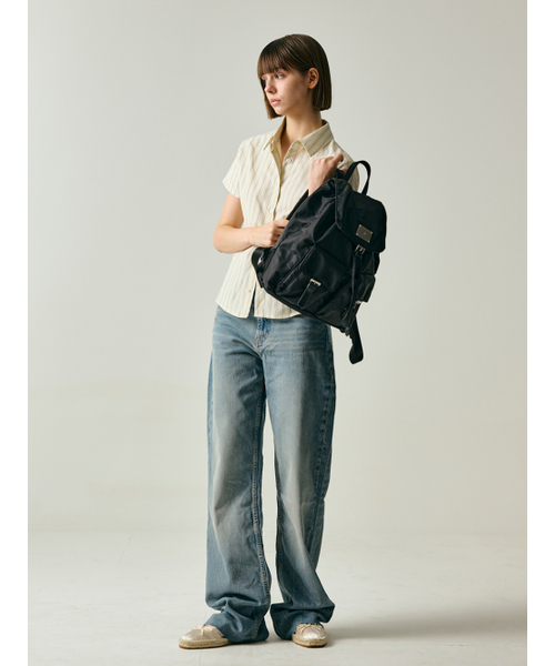 Salad bowls（サラダボール）の「SYMBOL NYLON BACKPACK [BLACK]（バックパック/リュック・レディース・ブラック・FREE）」の15枚目の写真