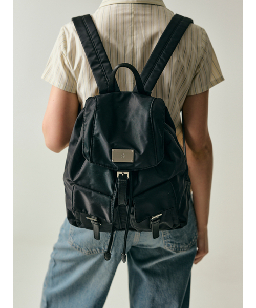 Salad bowls（サラダボール）の「SYMBOL NYLON BACKPACK [BLACK]（バックパック/リュック・レディース・ブラック・FREE）」の18枚目の写真