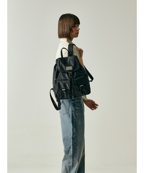 Salad bowls（サラダボール）の「SYMBOL NYLON BACKPACK [BLACK]（バックパック/リュック・レディース・ブラック・FREE）」の21枚目の写真