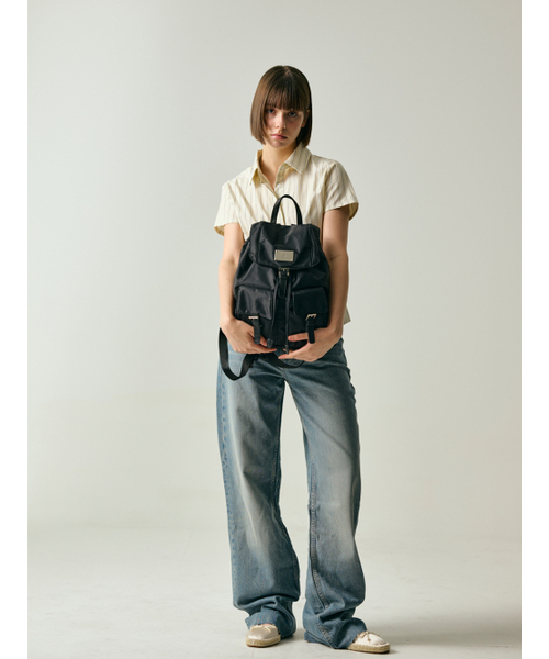 Salad bowls（サラダボール）の「SYMBOL NYLON BACKPACK [BLACK]（バックパック/リュック・レディース・ブラック・FREE）」の22枚目の写真