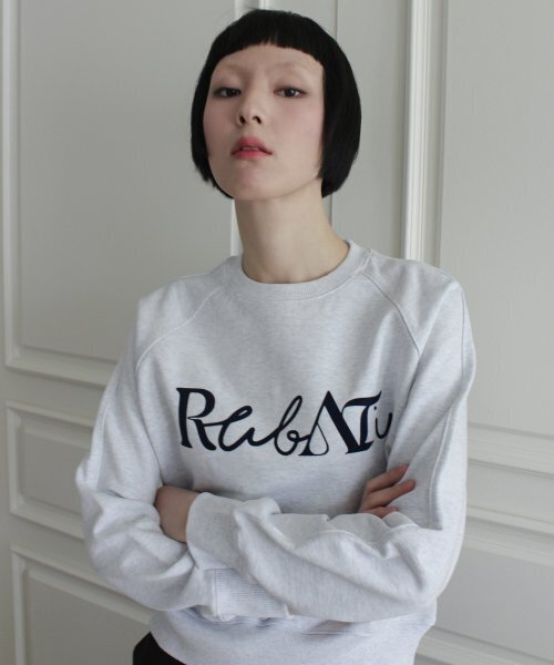 RUBATI(ルバティ)の「Lettering Logo Sweatshirt (ICE MELANGE)(スウェット・レディース・その他・size2/size1)」の1枚目の写真