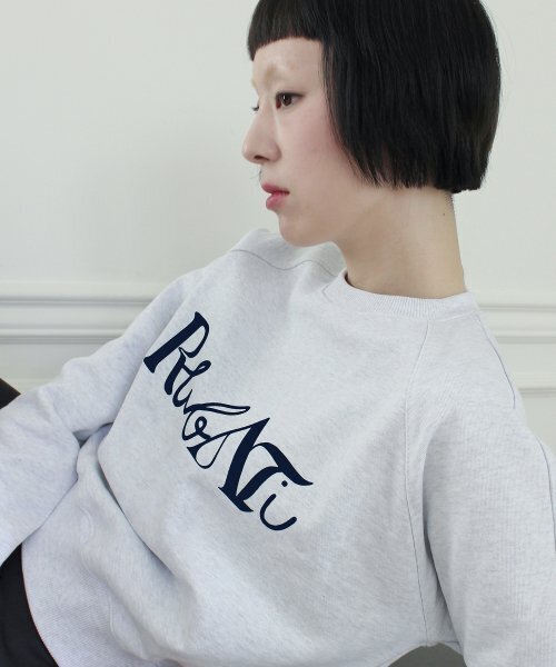 RUBATI(ルバティ)の「Lettering Logo Sweatshirt (ICE MELANGE)(スウェット・レディース・その他・size2/size1)」の3枚目の写真