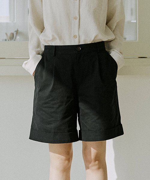 MALEN(マレン)の「ユニセックスカブラハーフパンツブラック(その他パンツ・メンズ・その他・MEDIUM/LARGE/X-LARGE)」の1枚目の写真