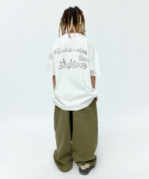 ADSB ANDERSSON BELL(アンダースンベル)の「(エッセンシャル) ユニセックス サンダンス Tシャツ atb1402u(ホワイト)(Tシャツ/カットソー・レディース・その他・MEDIUM/SMALL/X-SMALL/X-LARGE/LARGE)」の6枚目の写真