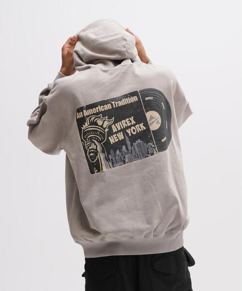 キノコさん専用 AVIREX パーカー メンズ XL セール】《WEB&DEPOT限定》RECORD DESIGN PARKA Ⅱ（パーカー