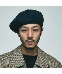 MILLIONAIRE HATS（ミリオネアハット）の「octangle beret [navy]（ハンチング/ベレー帽）」