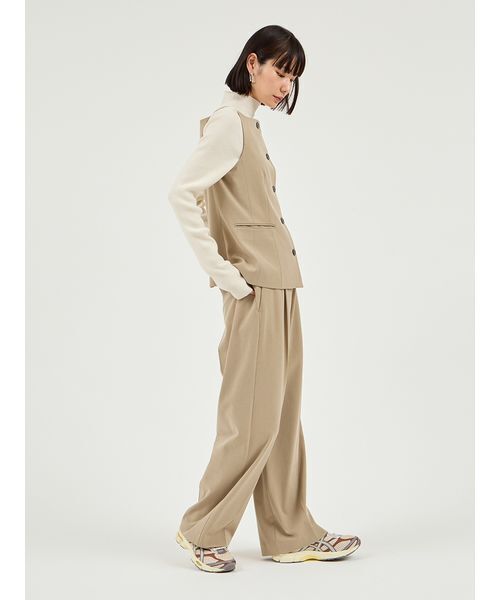 emmi(エミ)の「【セットアップ対応】ジレトップス(Tシャツ/カットソー・レディース・イエロー/オリーブ/グレー・0/1)」の13枚目の写真