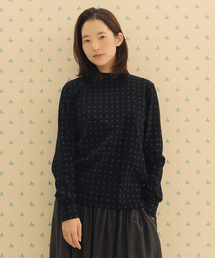CHIQUITA（チキータ）の「Flower Napping Half Turtle Sweatshirt Black 251006BK（Tシャツ/カットソー）」