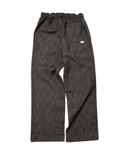Ladinside（ラッドインサイド）の「リラックスバンディングクライミングワイドデニムパンツブラック（デニムパンツ・レディース・その他・LARGE/MEDIUM/SMALL/X-SMALL）」の2枚目の写真