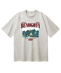 マウンテンキャンプ オーバーサイズ 半袖Tシャツ [オートミール]