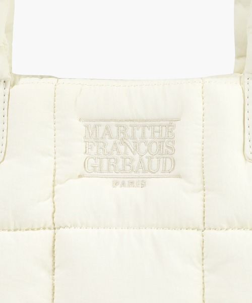 MARITHE + FRANCOIS GIRBAUD(マリテフランソワジルボー)の「CLASSIC LOGO PADDING TOTE BAG(ハンドバッグ・レディース・アイボリー/ベビーピンク/Black・フリー)」の14枚目の写真